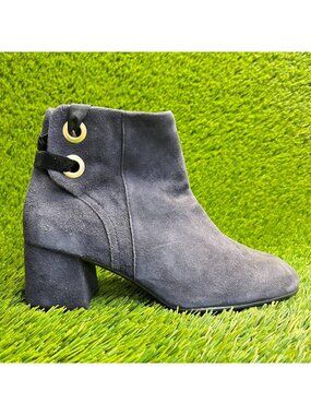 Ono Lloy Womens Size 6 Navy Blue Classic Outdoor Lace Up Zip Ankle Boots Shoes